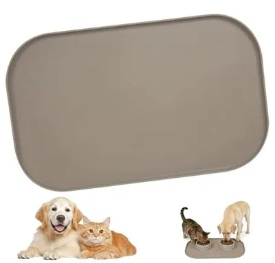 Zdjęcie produktu dla Podkładka mata silikonowa pod miski dla psa kota 44X27 cm
