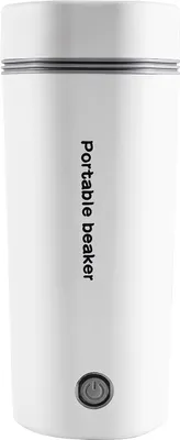 Produktbild von Tragbarer Wasserkocher fuer kochendes Wasser 350 ml Reisebecher Teekessel Heisswasserboiler Edelstahl Automatische Abschaltung fuer die Zubereitung von Tee, Kaffee, Babymilch