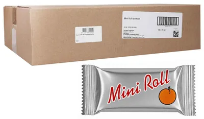 Produktbild von Seghers Mini Roll Aprikose 80x25g