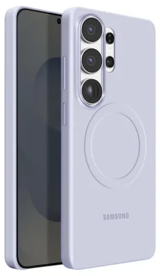 Produktbild von Samsung, MagSafe Hülle für Galaxy S26 Ultra Silikon Magnet Cover Stoßfest, Lavendel