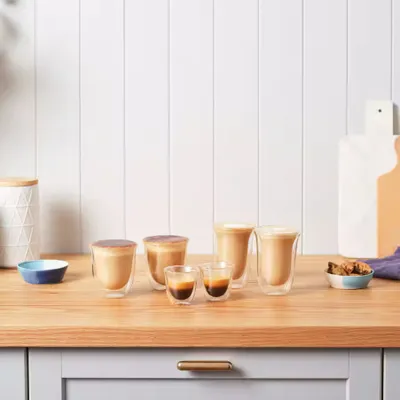 Produktbild von DeLonghi Espresso 2er Doppelwandiges Thermoglas