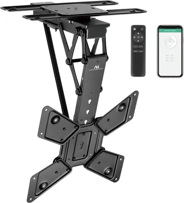 Obrázek produktu pro Držák na televizor – podpora TUYA – maximální VESA 600x400 – 90° naklápění – pro televize 23-65 palců, hmotnost do 30 kg – MC