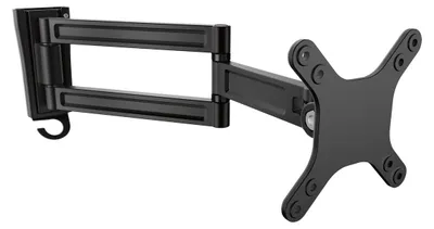 Obrázok produktu pre StarTech.com ARMWALLDS, 15 kg, 33 cm (13"), 68,6 cm (27"), 75 x 75 mm, 100 x 100 mm, Čierna