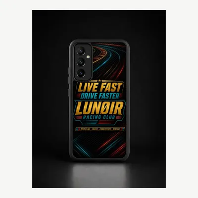 Obrázok produktu pre Puzdro pre telefón Samsung A54, ochranné puzdro s motívom motoršportu – značka LUNØIR