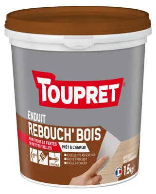 Image de Toupret Rebouchage Bois Pâte 1.5kg - Toupret