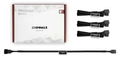 Produktbild von NA-SEC1 chromax black (schwarz, 30cm, 4 Stück)