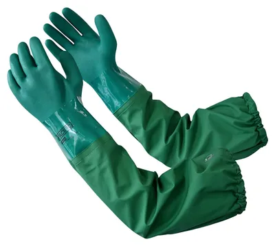 Image de Gants en caoutchouc - Résistants aux produits chimiques - 26 pouces - Extra large