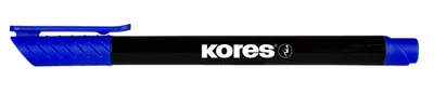 Produktbild von Kores Permanent Marker Fine blau, Blau, Schwarz, Blau, Weiß, Medium, 1 Stück(e)