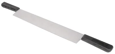 Produktbild von Solidchoice – Doppelschneidemesser für Käse, aus Edelstahl, 38 cm