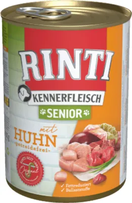 Produktbild von Rinti Kennerfleisch Senior Huhn 400g