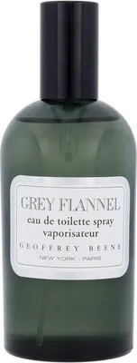 A product shot of a bottle of Geoffrey Beene Grey Flannel Eau De Toilette Spray.