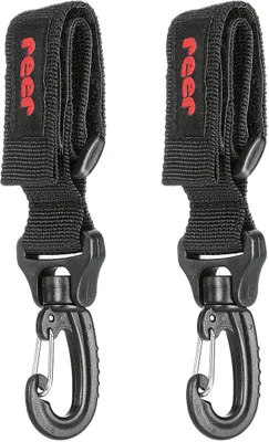 Obrázek produktu pro reer Clip&Go Hook háček na kočárek, sada 2 ks, háček na kočárek, nástavec na tašku na pleny, 84101