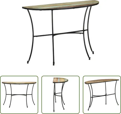Produktbild von The Living Store Beistelltisch 110x40x77 cm Recyceltes Massivholz