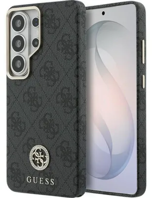 Zdjęcie produktu dla Etui Guess 4G Rhinestone Round Logo      Magsafe Do Samsung Galaxy S26 Ultra Czarny