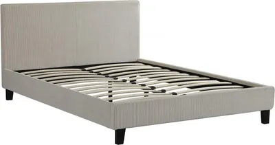 Produktbild von Doppelbett aus Cord "Ambre" - 160 x 200 - Beige