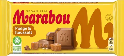 Produktbild von Marabou Fudge & Havssalt 185g