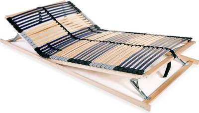 Image de Sommier à lattes sans matelas avec 42 lattes 7 zones 120x200 cm