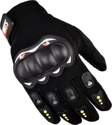 Produktbild von Motorrad-Telefonhandschuhe mit Knchelprotektor schwarz