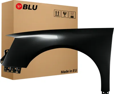 Immagine prodotto di BLU Parafango compatibile con VW Volkswagen Passat B6 L041 LO41 Sinistra Schwarz Schwarz | 2005-2010 | Anteriore | Verniciato | Pronto per il montaggio | Acciaio