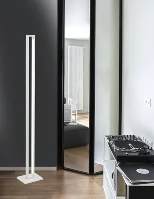 Produktbild von Nova Luce LINE LED Stehlampe Weiß 27W Warmweiss 24x19x161cm 9117327