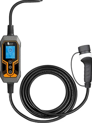 Zdjęcie produktu dla Przenośna ładowarka do pojazdów elektrycznych, maksymalna moc 11 kW, kabel ładujący 5 m, 11 kW, 5 m, bez adaptera
