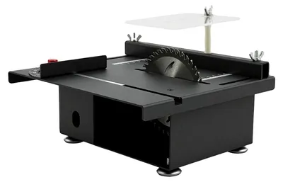 Produktbild von Mini Tischsäge, verstellbarer Schnittwinkel, 7 Geschwindigkeitsregelung, schwarz