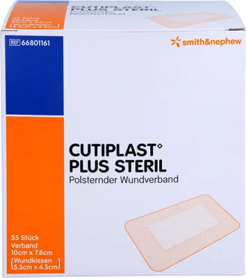 Produktbild von Cutiplast 10x7,8cm plus steril, 55 St VER