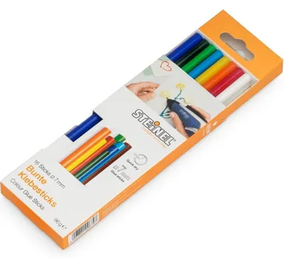 Produktbild von Steinel bunte Klebesticks Ø 7 mm Colour 16er Pack