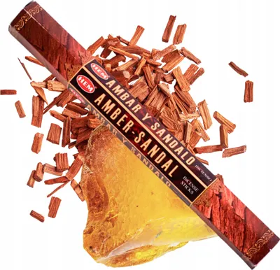 Produktbild von HEM Amber Sandal Sechseckige Räucherstäbchen