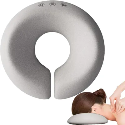 Immagine prodotto di Cuscino a forma di U per massaggi viso, cuscino per il viso, poggiatesta a forma di U per massaggi, cuscino con apertura, cuscino per massaggi con apertura per la testa, adatto per saloni, uffici e tavoli