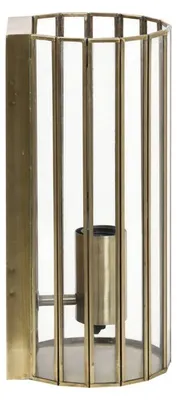 Zdjęcie produktu dla Kinkiet - brąz - Strøby - szkło - E27 - 3120618 - Light & Living