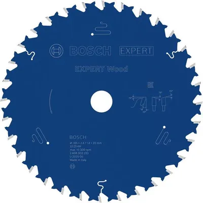 Produktbild von EXPERT Wood Kreissägeblatt, 185x2,4x20 mm, Z32