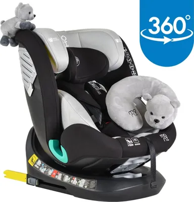Produktbild von Moni Serengeti i-Size Autositz Light Grey 40-150 cm 360°