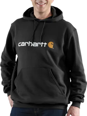 Produktbild von Carhartt Logo Loose Fit Kapuzenpullover Schwarz 2XL Mann Schwarz 2XL