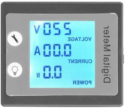 Zdjęcie produktu dla Cyfrowy miernik prądu 80–260 V, 100 A – pomiar mocy