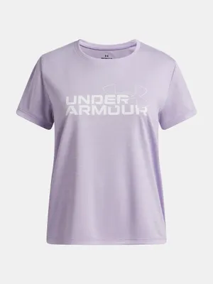 Productafbeelding van Under Armour UA TECH Twist WDMK Logo T-shirt - Paars/Wit - YMD, Paars