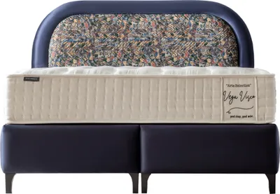 Produktbild von Villa Möbel Bett Set Vega 160x200 Blau, Bett Set (mit Matratze), Bett mit Stauraum