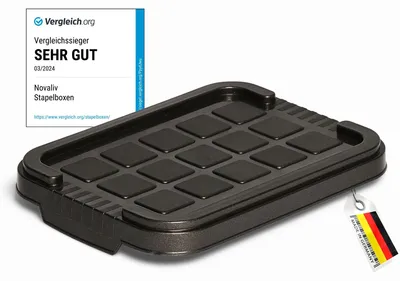 Productafbeelding van Novaliv, 1 reserve deksel voor Novaliv 2 liter container met clipsluiting, 19x14 cm, antraciet