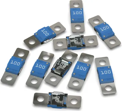 Produktbild von 10x AUPROTEC Midi Hochstromsicherung 100A Schraubsicherung blau