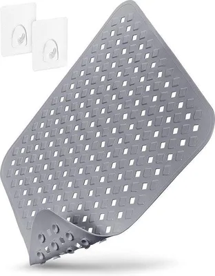 Image de Tapis de douche flottant et antidérapant, 53 x 53 cm