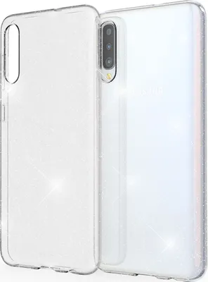 Produktbild von NALIA Glitzer Handy Hülle für Samsung Galaxy A50, Schutz Case Cover Tasche Etui