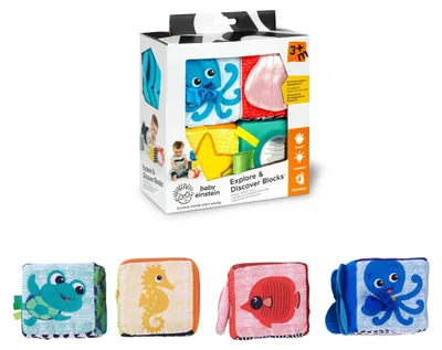 Produktbild von Baby Einstein, Spielzeug, Stoffwürfel, Mehrfarbig, 90629