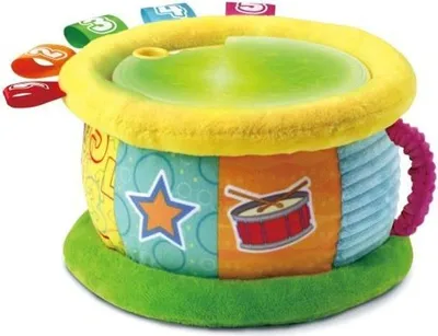 Image de Tambour Lumi Magique VTECH BABY, Jouet Musical Bilingue, Sons et Lumières, 6-36 Mois, 100+ Chansons et Phrases