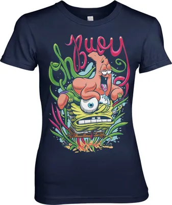 Produktbild von SpongeBob Oh Boy Girly Tee - X-Large - Navy