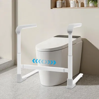 Produktbild von Toilettenstütze höhen- und breitenverstellbar, robuste Konstruktion, Antirutschfüße, für Senioren