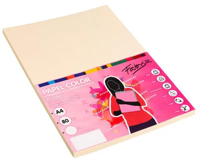 Immagine prodotto di Fabrisa 748500A100 - Carta colorata, formato A4, 100 fogli, color avorio