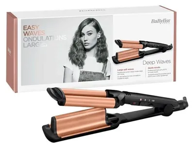 Produktbild von BaByliss Deep Waves, Lockenstab, Warm, Alle Haare, trockenes Haar, 160 °C, 200 °C