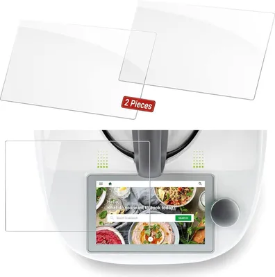 Produktbild von Displayschutz Thermomix TM6 Panzerglasfolie 9H kratzfest 2 STK langlebig
