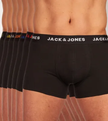 Image de Jack & Jones boxer lot de 7 jacbasic trunks black hommes