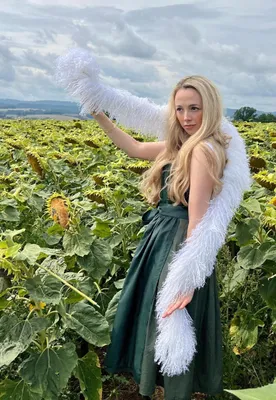 Produktbild von Tibet Lammfell Schal 160 cm Weiß -